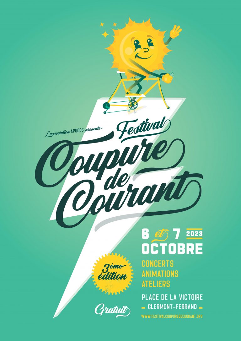 Affiche du festival Coupure de Courant 2023