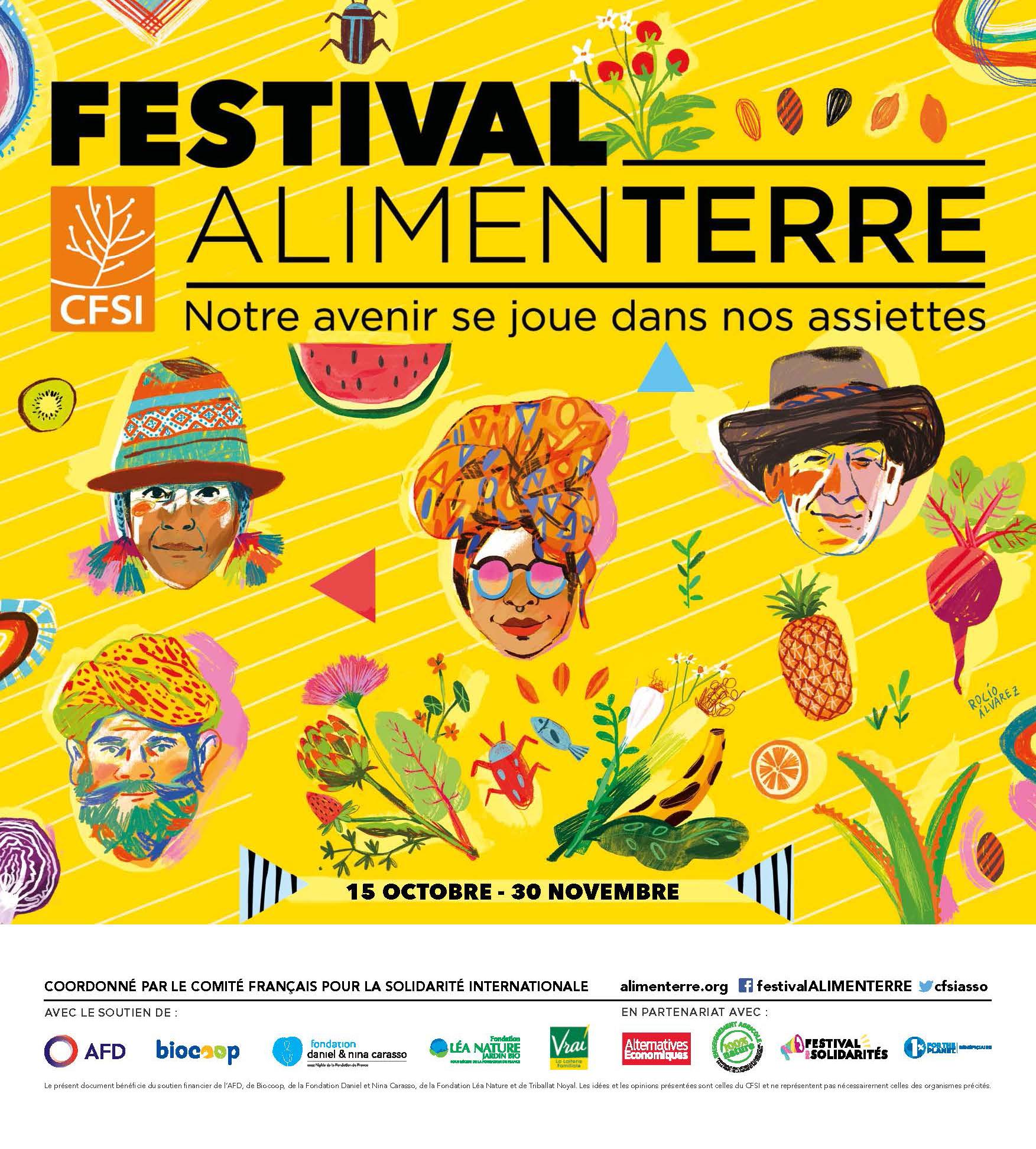 Affiche festival ALIMENTERRE