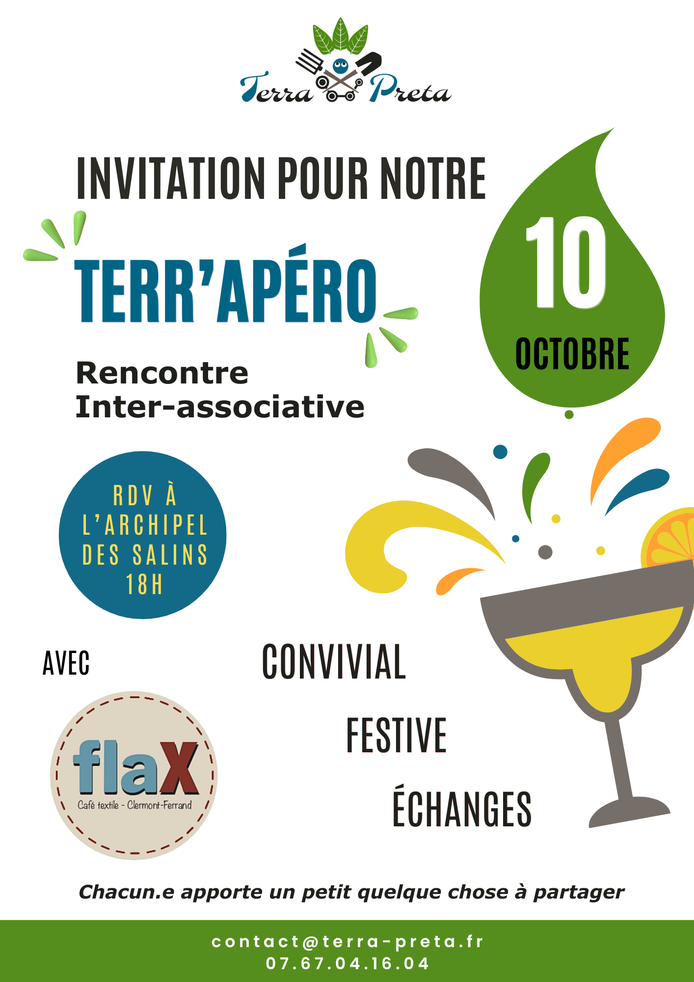 Affiche soirée Terr'apéro